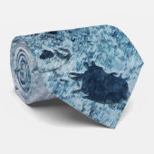 Cravate Bouchon bleu d'eau (Roulé)