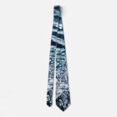 Cravate Bouchon D'Eau Avec Bleu Aqua (Dos)