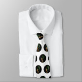 Cravate Boucle d'oreille Trèfle St. Patrick's Day (Attaché)