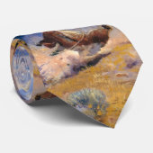 Cravate Boucles de Charles M. Russell et Horses rapide (Roulé)