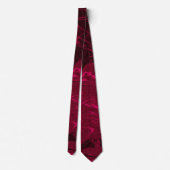 Cravate Boucles Magenta (Dos)