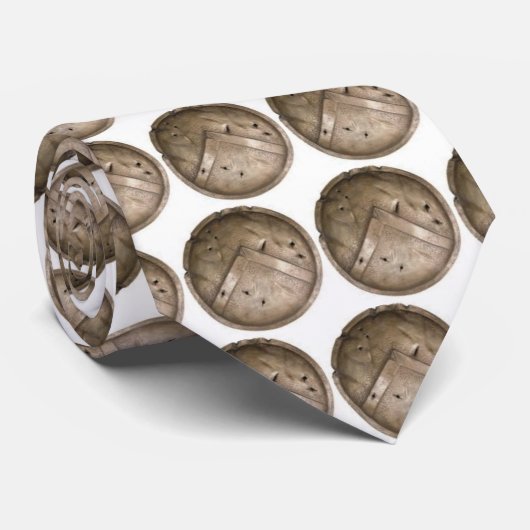 Cravate Bouclier spartiate (Roulé)