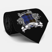 Cravate Bouclier Tartan Swan (Roulé)