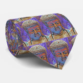 Cravate Bouddha peint (Roulé)