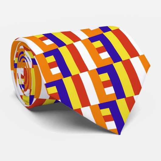 Cravate bouddhiste de drapeau (Roulé)