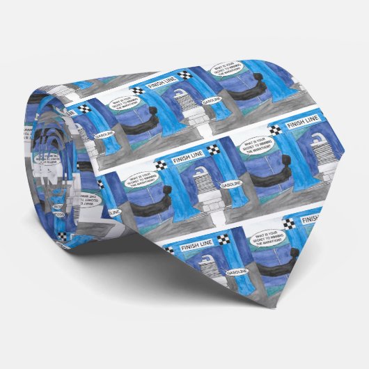 Cravate Bougie de marathon (Roulé)