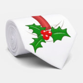 Cravate Bougie de Noël (Roulé)