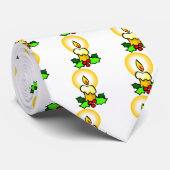 Cravate Bougies de Noël (Roulé)