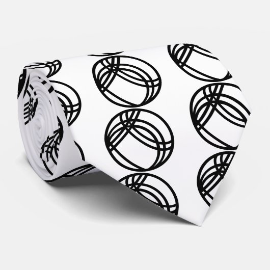 Cravate Boule de Boccia de Boule (Roulé)