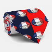 Cravate Boule de rugby de la France (Roulé)