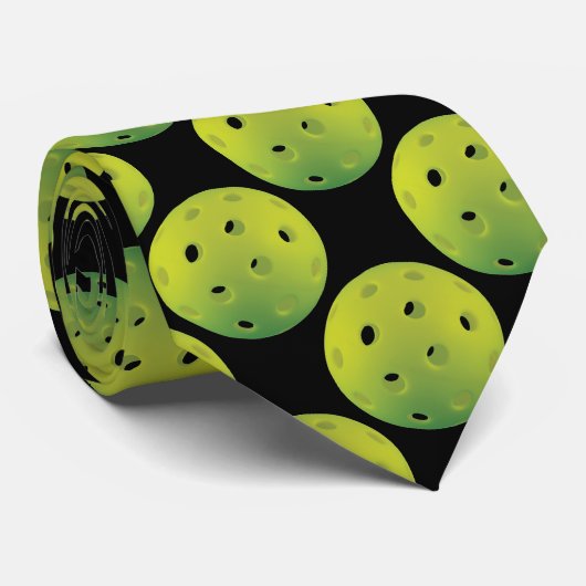 Cravate Boule verte de citron (Roulé)