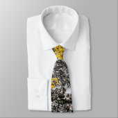 Cravate Bouleau et lichen (Attaché)