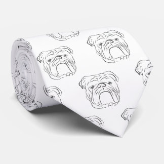Cravate Bouledogue 