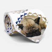 Cravate Bouledogue français mignon (Roulé)