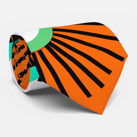 Cravate Boules à pointes géométriques (Roulé)