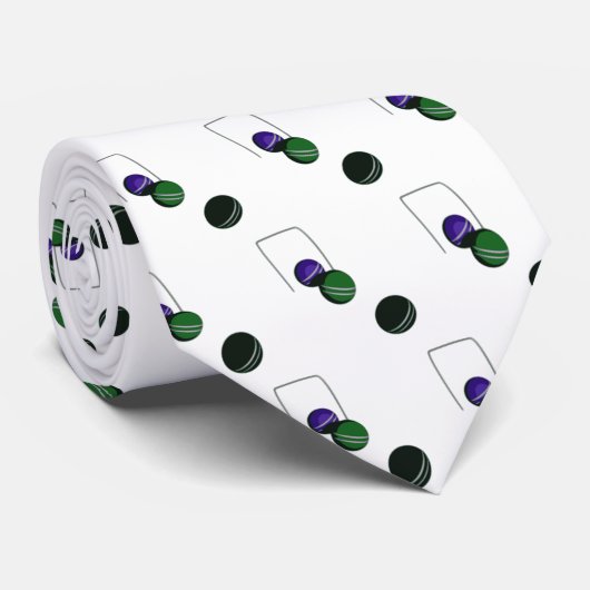 Cravate Boules de croquet (Roulé)