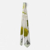 Cravate Bouquet aux teintes de blanc et de jaune (Dos)