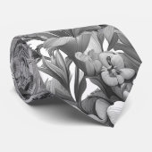 Cravate Bouquet chic de fleurs (Roulé)