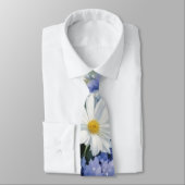 Cravate Bouquet de fleurs Elégante aquarelle (Attaché)