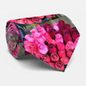 cravate bouquet de rose (Roulé)