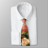 Cravate Bouquet de Roses de Renoir Impressionniste Paintin (Attaché)