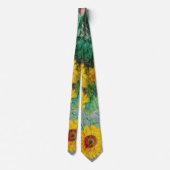 Cravate Bouquet de tournesols Claude Monet (Dos)