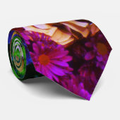 Cravate bouquet des fleurs (Roulé)