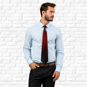 Cravate Bourgogne contemporain et ombre noir