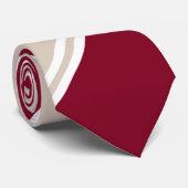 Cravate Bourgogne et Champagne-Coloré (Roulé)