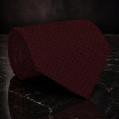 Cravate Bourgogne Luxe Diamant Noir