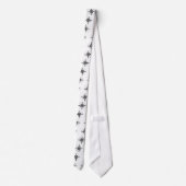 Cravate Boussole nautique noire (Dos)