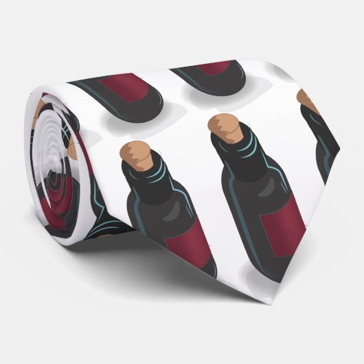 Cravate Bouteille à vin (Roulé)