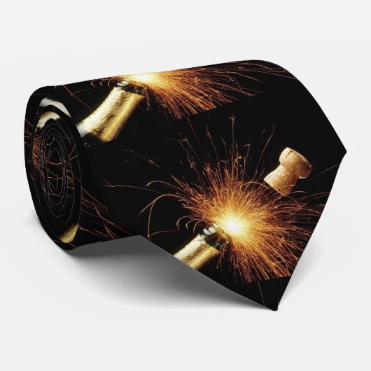 Cravate bouteille de champagne (Roulé)