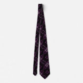 Cravate Bouteille Rocheuse Sur Satin Noir (Dos)
