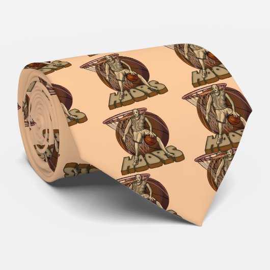 Cravate Bouts de basket (Roulé)