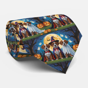 Cravate Bouviers Des Flandres Chiens Citrouille Halloween 