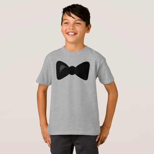 Cravate Bow Guy Basic Hanes ComfortSoft® T-Shirt (Devant entier)