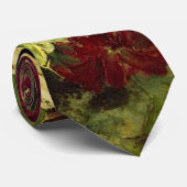 Cravate Bowl avec Peonies et Roses par Vincent van Gogh (Roulé)