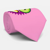 Cravate Bowling rose (Roulé)