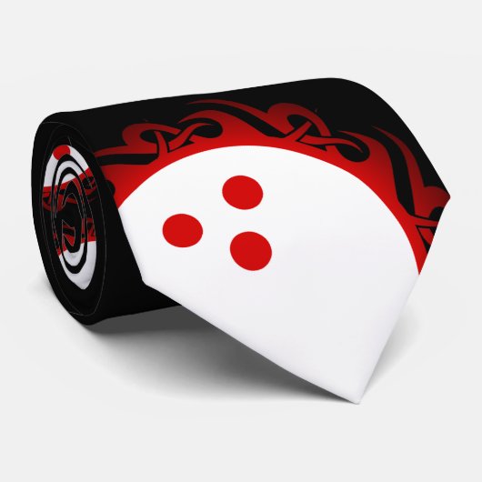 Cravate bowling tribal (Roulé)