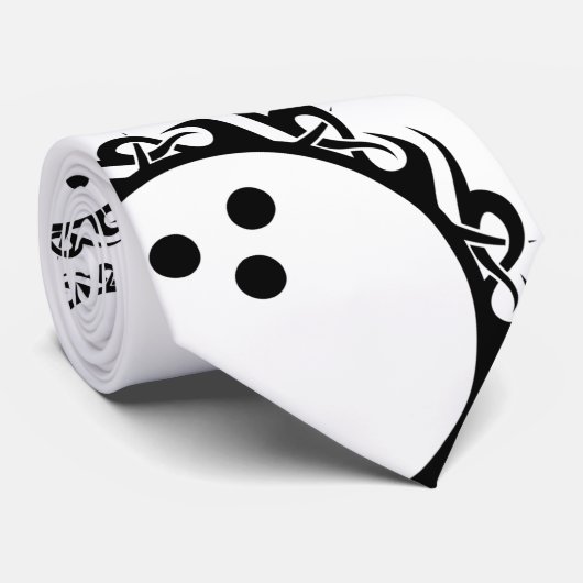 Cravate bowling tribal (Roulé)