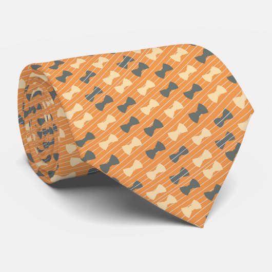 Cravate Bowtie Pattern Necktie Tie (Roulé)