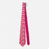 Cravate Bowties rouges et roses (Devant)