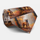 Cravate Boxer en automne Feuilles automne Inspire (Roulé)