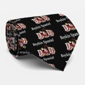 Cravate boykin spaniel dad Tie (Roulé)