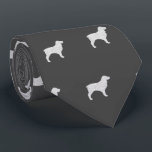 Cravate Boykin Spaniel Silhouettes Motif Gris<br><div class="desc">Ce cravate motif original Boykin Spaniels fait un grand cadeau pour les papas de chien! Disponible en différentes couleurs, cette cravate cool fait une déclaration pour quiconque aime un Boykine. Un cadeau génial pour le type qui porte une cravate pour les affaires, ou pour des événements spéciaux comme des programmes...</div>