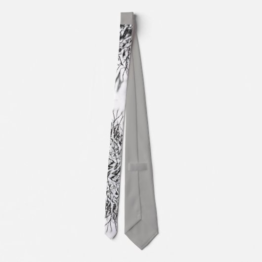 Cravate Branches d'arbre peu précises renversantes (Dos)