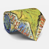 Cravate Branches de châtaignes florissantes par Vincent va (Roulé)