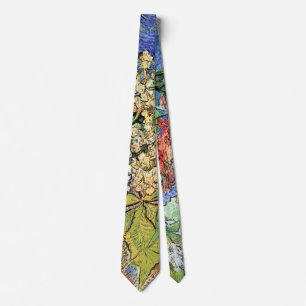 Cravate Branches de marronnier en fleurs de Vincent van Go