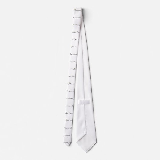 Cravate Branchez ! (Dos)